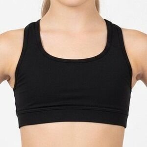 Capezio Girls Team Basics Racerback Bra Top Black CS